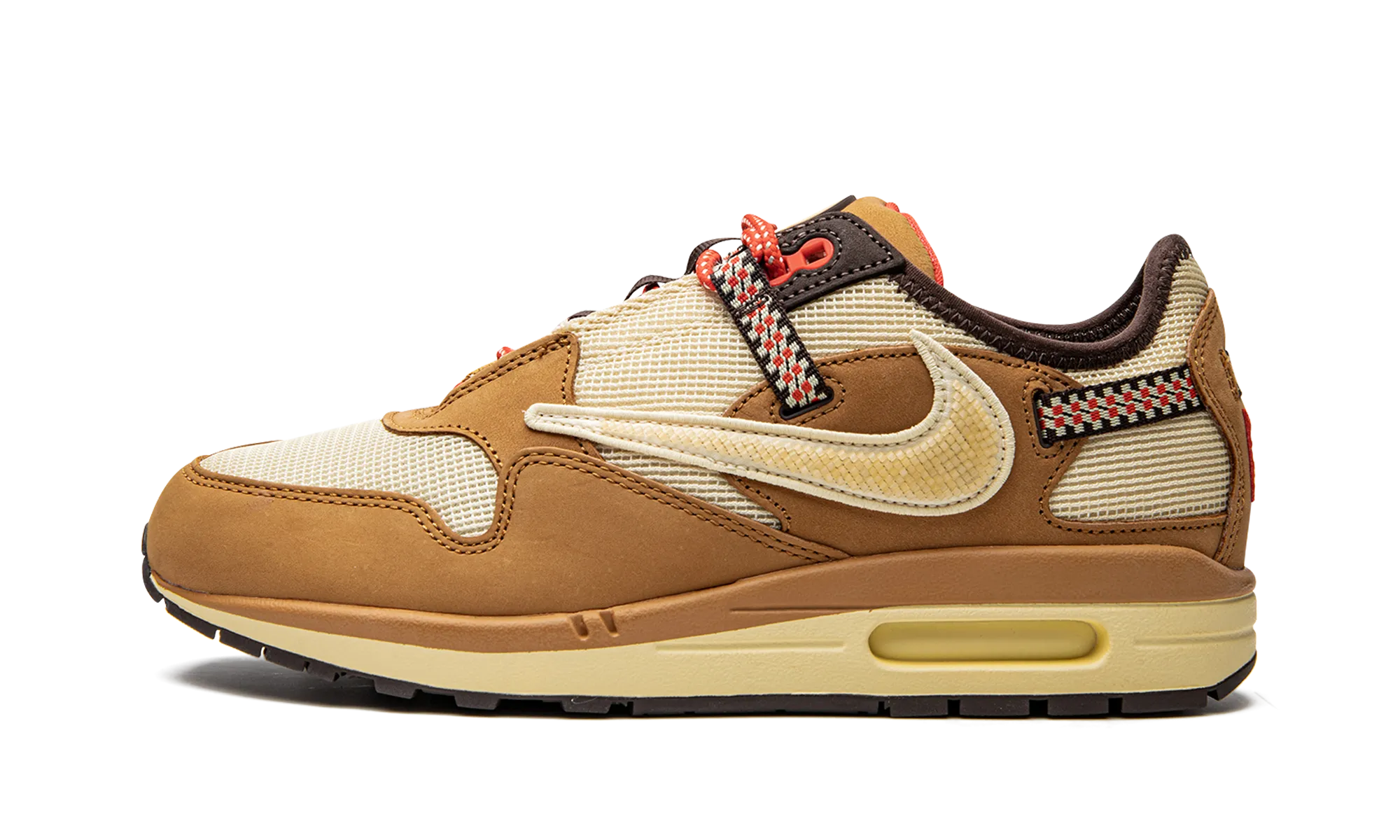 Red Glow Air Max 1 "Travis Scott - Wheat"