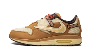 Red Glow Air Max 1 "Travis Scott - Wheat"