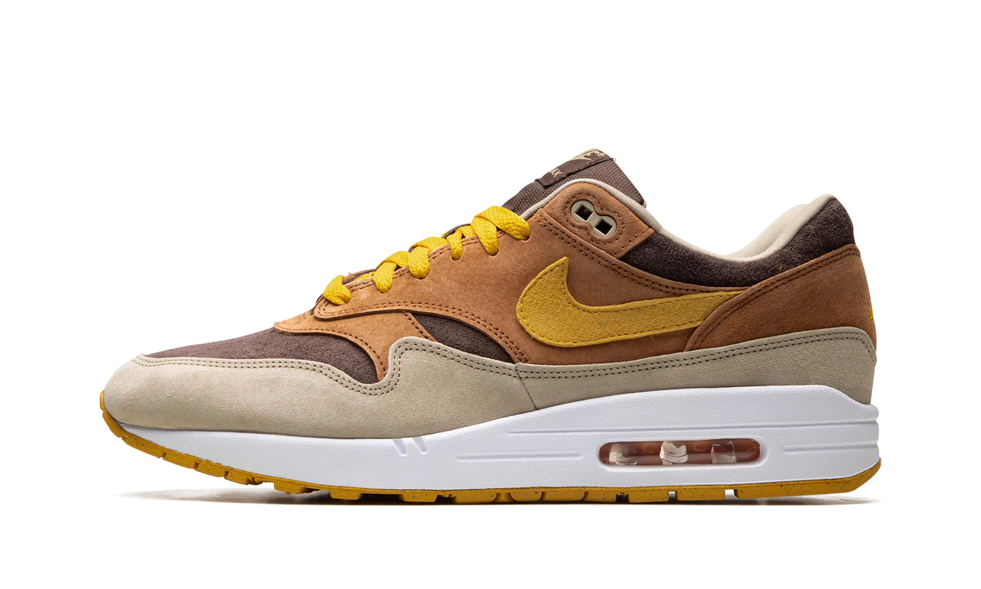 Air Max 1 "Ugly Duckling - Pecan" Low Impact Sole Geometry