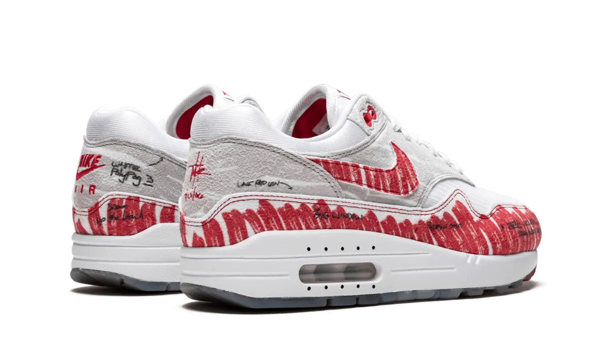 Air Max 1 Tinker "Sketch to Shelf" Ergonomic Footbed Shape