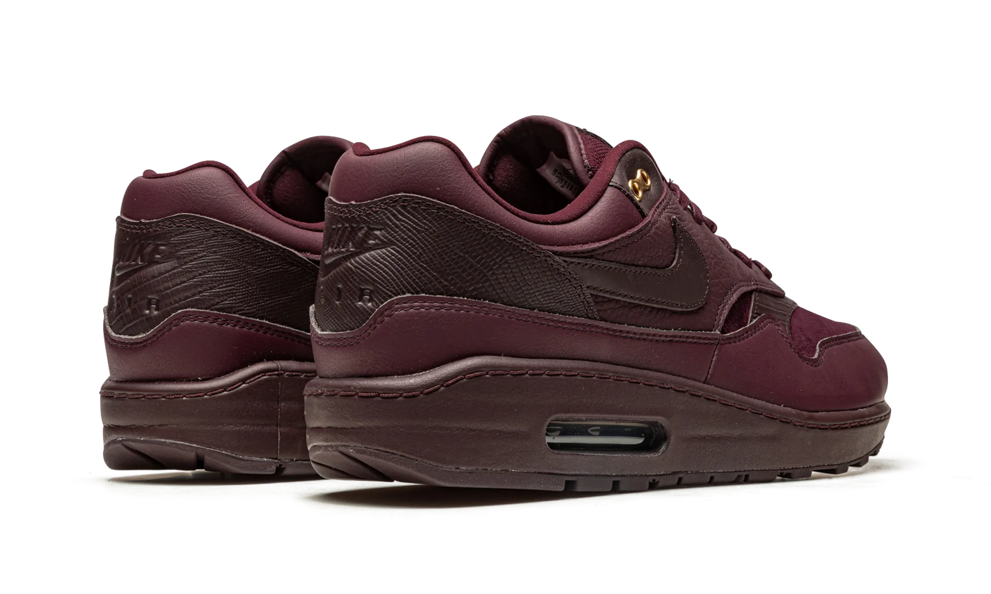 AIR MAX 1 WMNS "Burgundy Crush" Stone Grip Slip Resistant Design