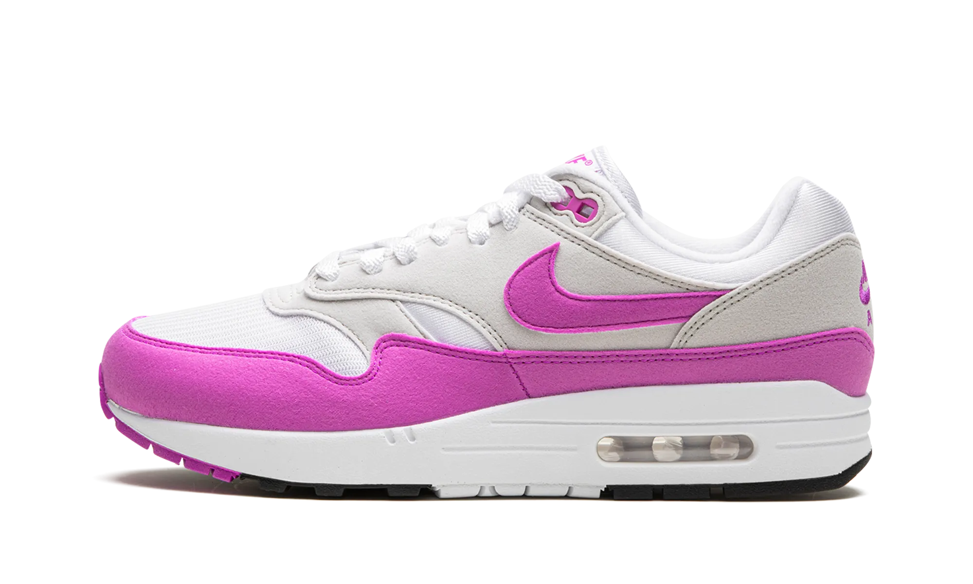 AIR MAX 1 WMNS "Fuchsia Dream" Low Impact Sole Geometry Energy Return Foam