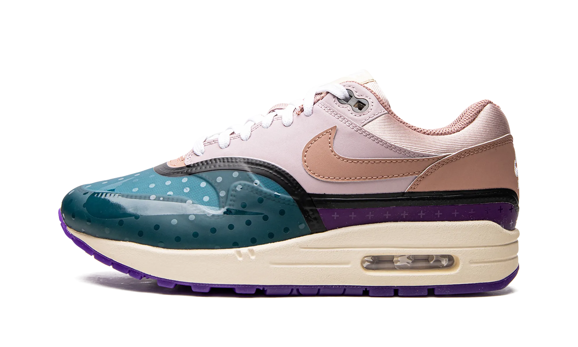 AIR MAX 1 () WMNS "Plum Fog Fossil Rose" Quick Drying Work Commute Silent Walk