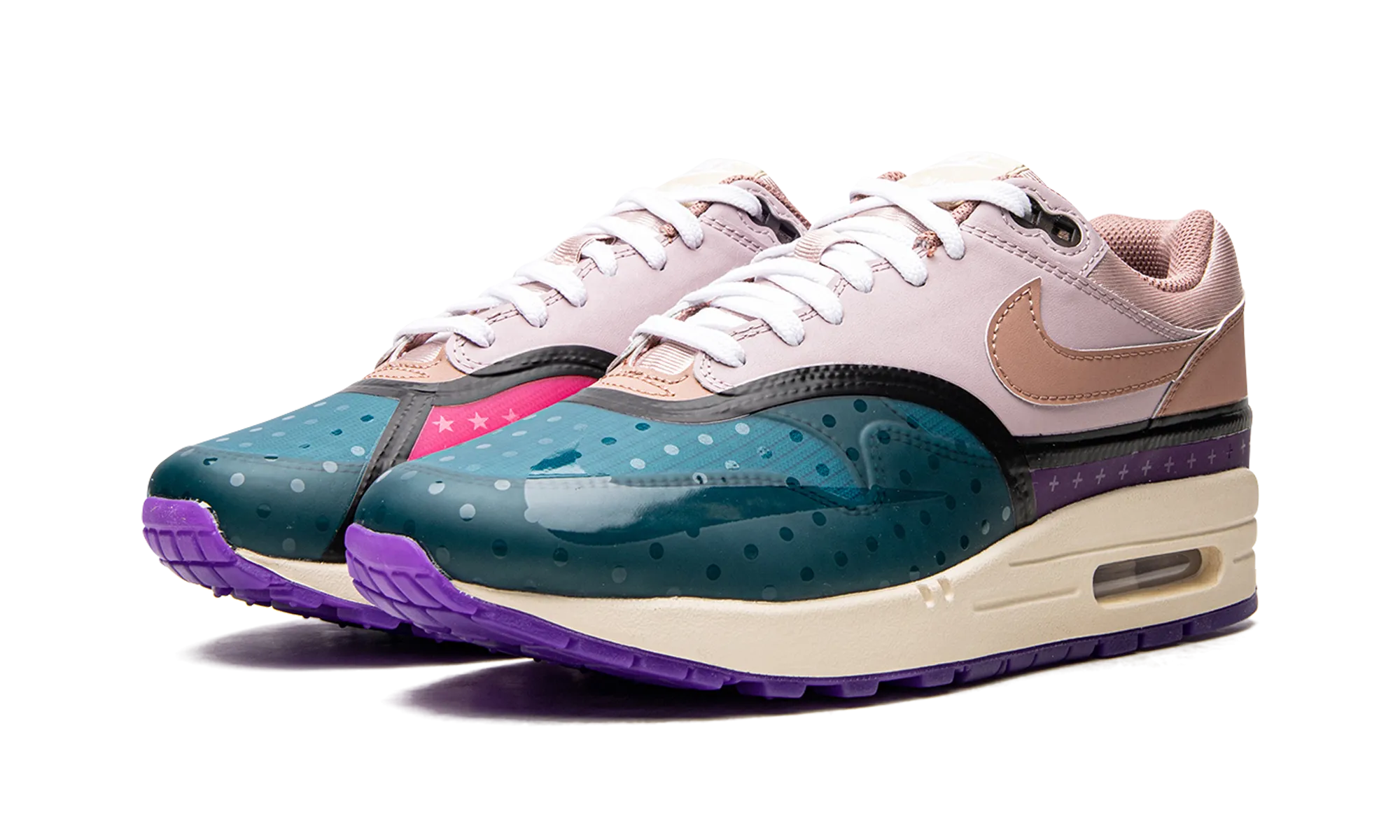 Road grip Secure fit AIR MAX 1 () WMNS "Plum Fog Fossil Rose"
