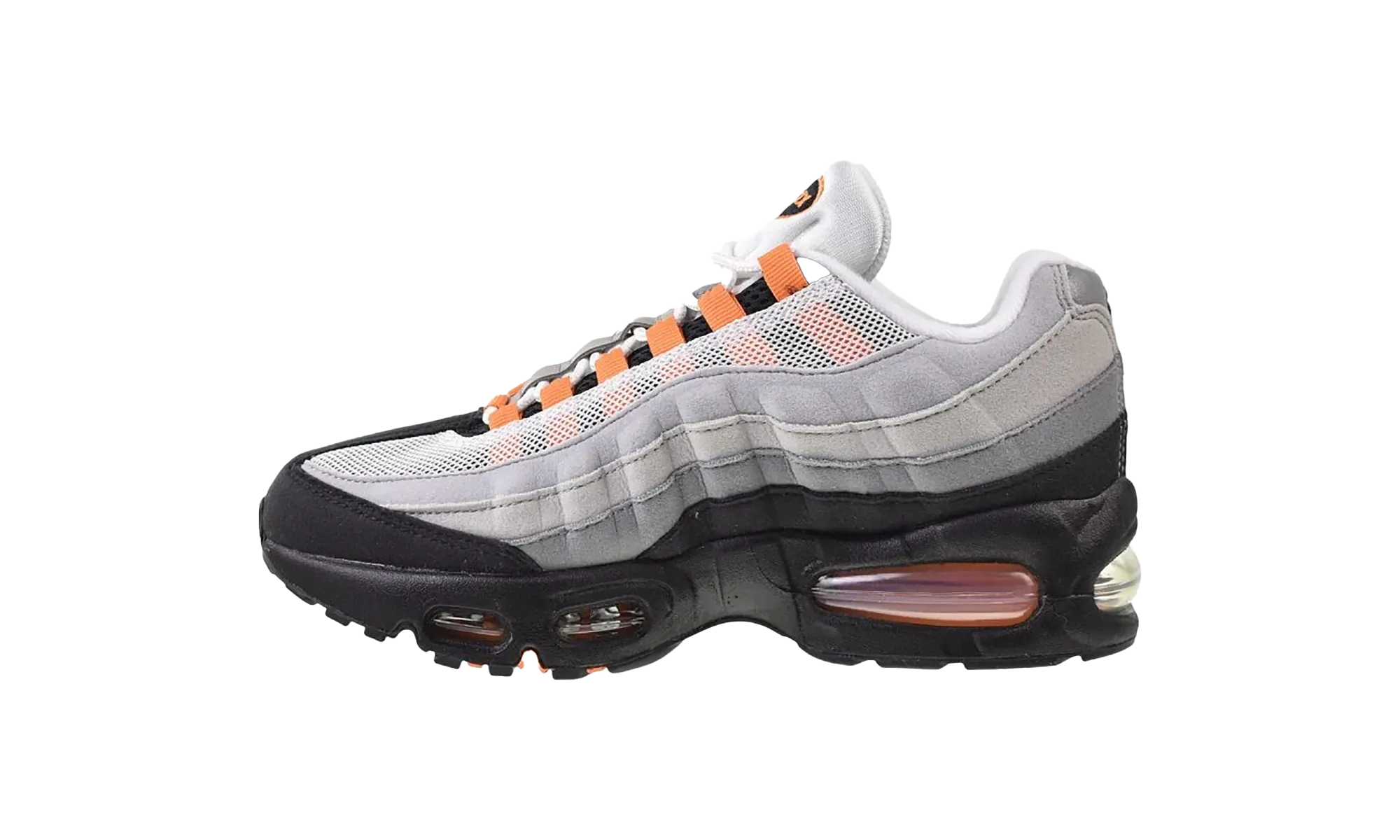 Comfort Lining Air Max 95 GS "Black/Bright Mandarin"