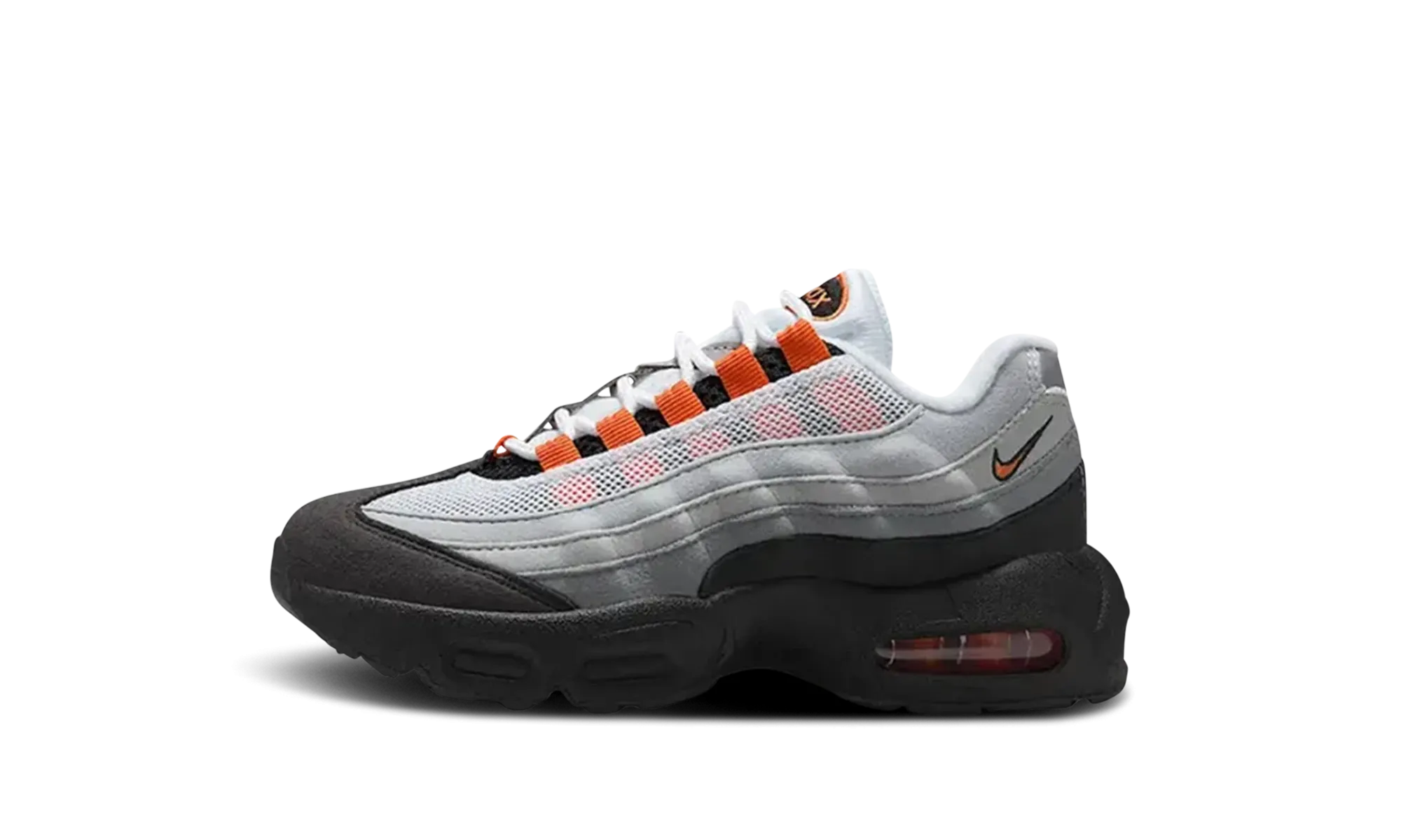 Air Max 95 OG PS "Bright Mandarin" construction Velvet Soft