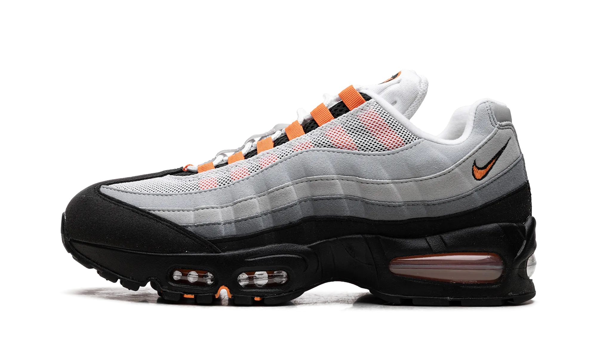 Air Max 95 OG "Big Bubble Bright Mandarin 2.0 (2025)" Comfort Ankle Anti Odor