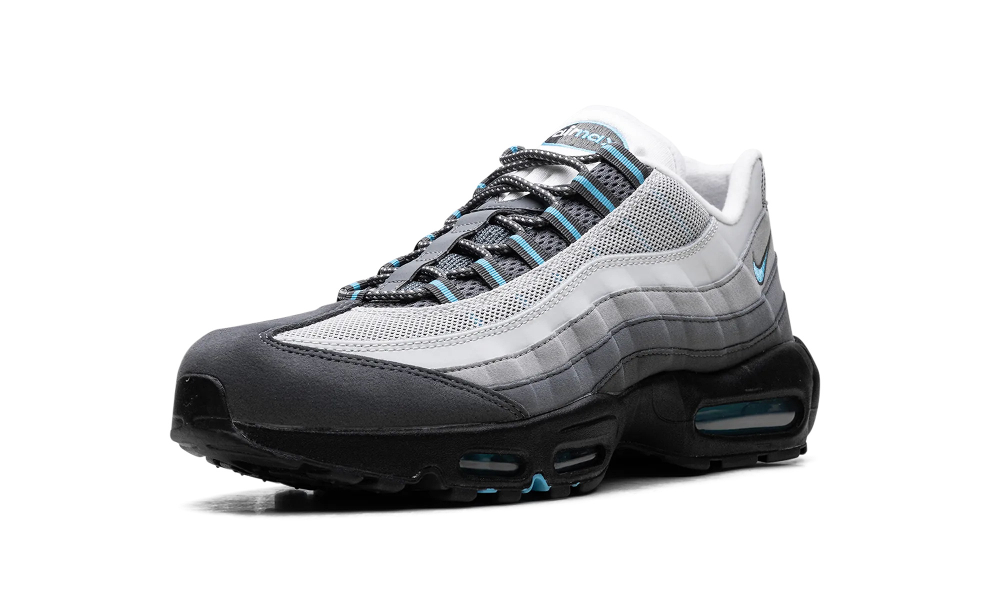 Air Max 95 "Baltic Blue" Shine Silver Supportive Core Weekend Warriors