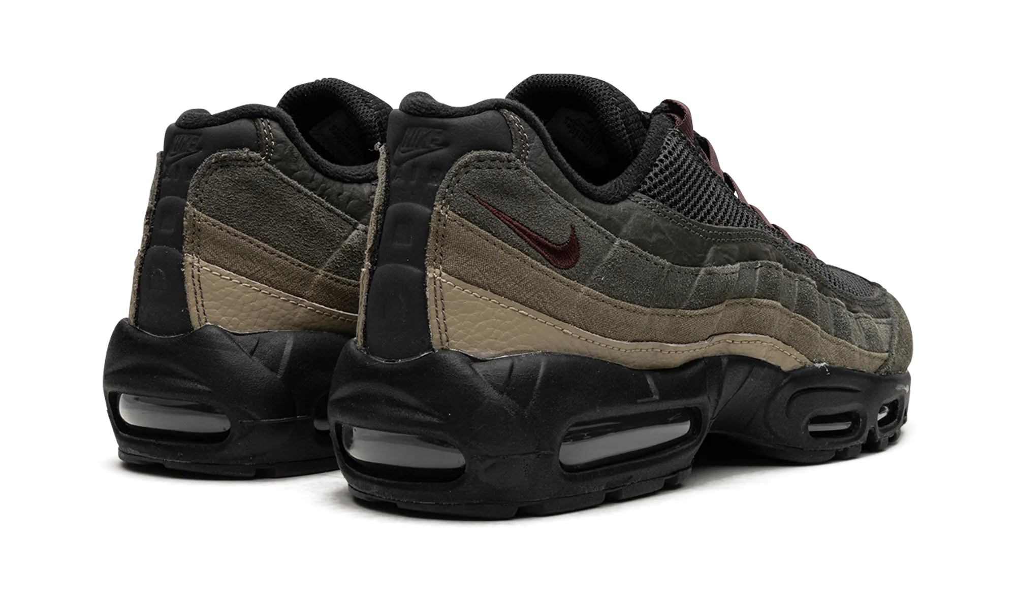 Velvet Soft Mesh Upper Air Max 95 "Black Earth"