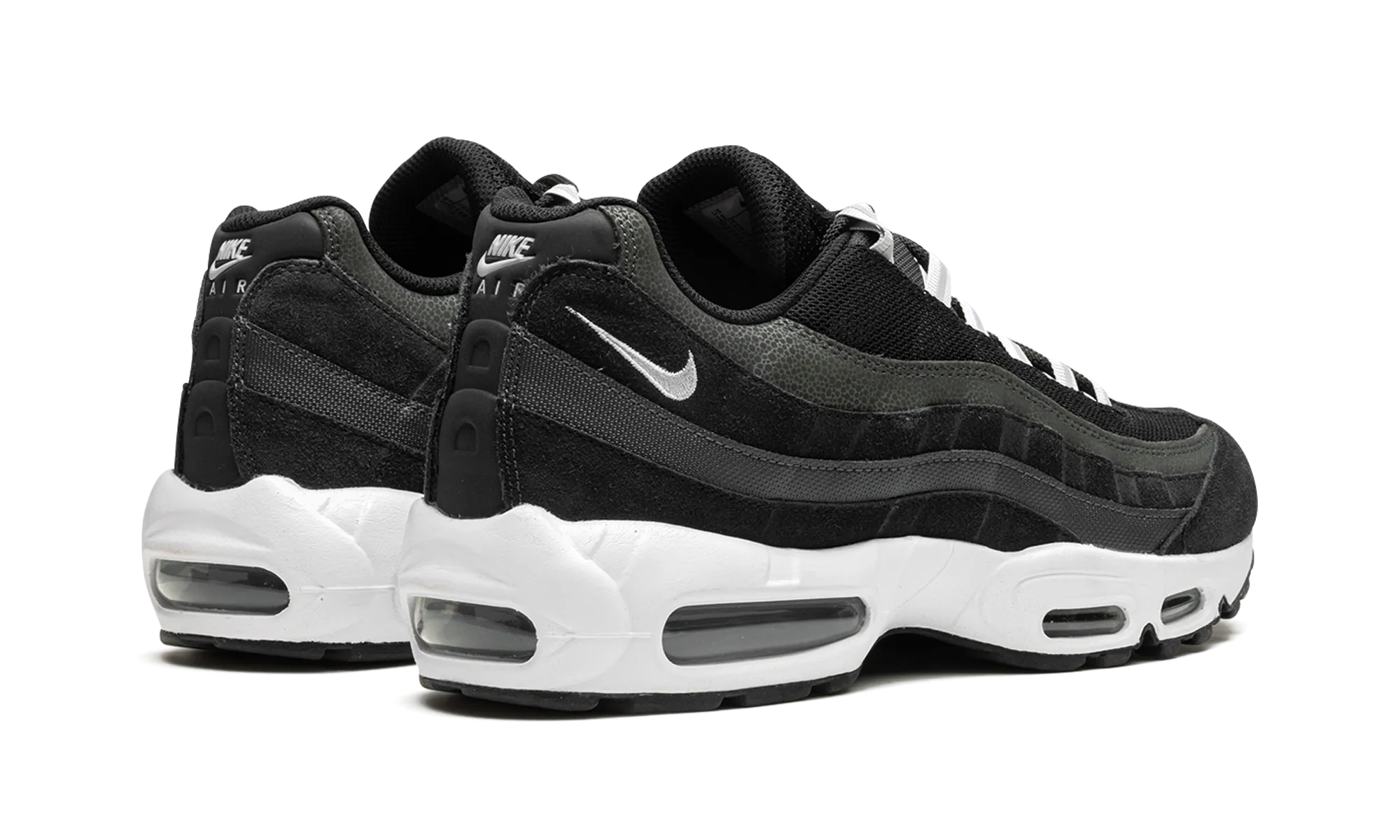 Pool Time Stretchable Material Air Max 95 "Black / Pure Platinum"