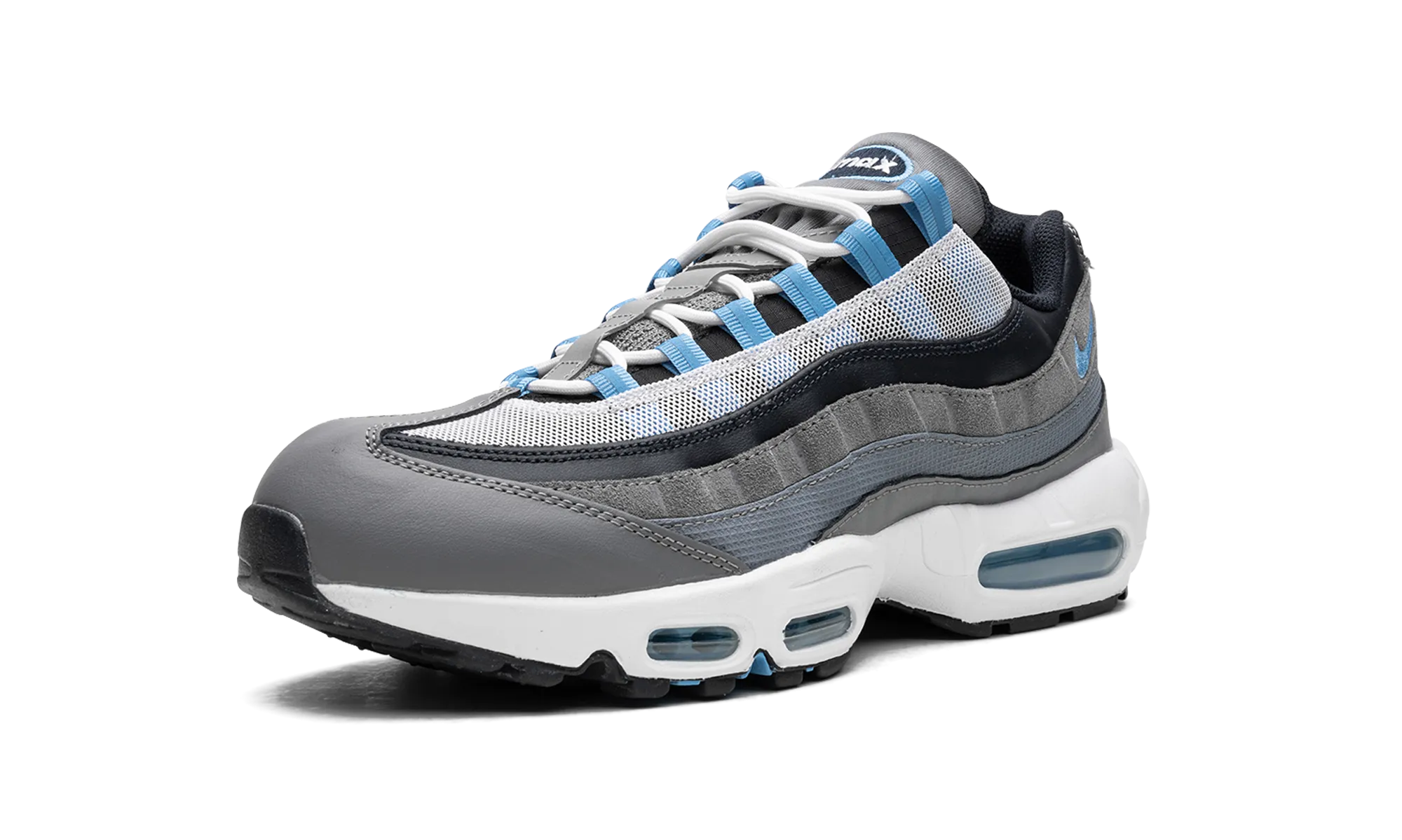 Air Max 95 "Cool Grey / University Blue" Balance Fit Comfort Bend