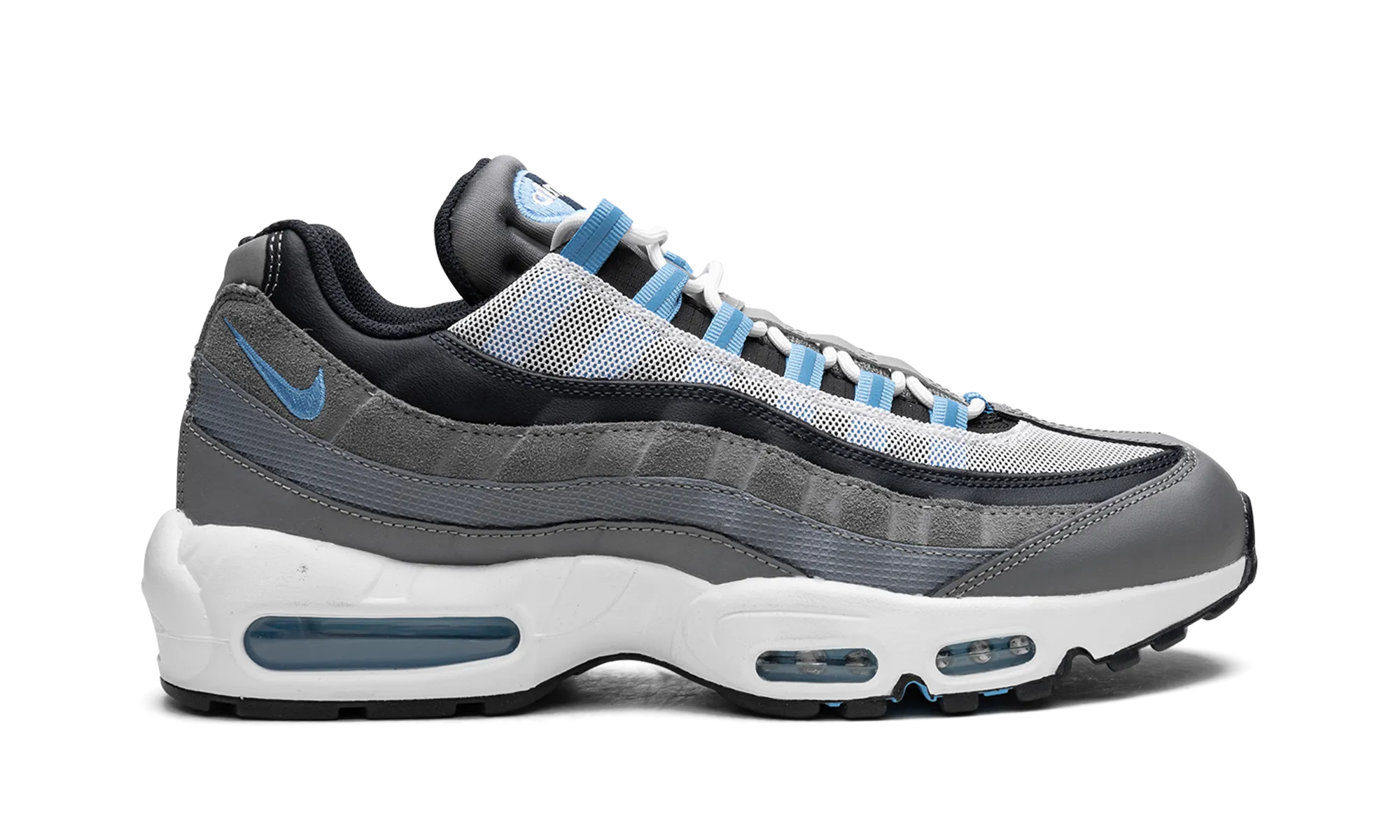 Memory Foam Cushioning Air Max 95 "Cool Grey / University Blue"