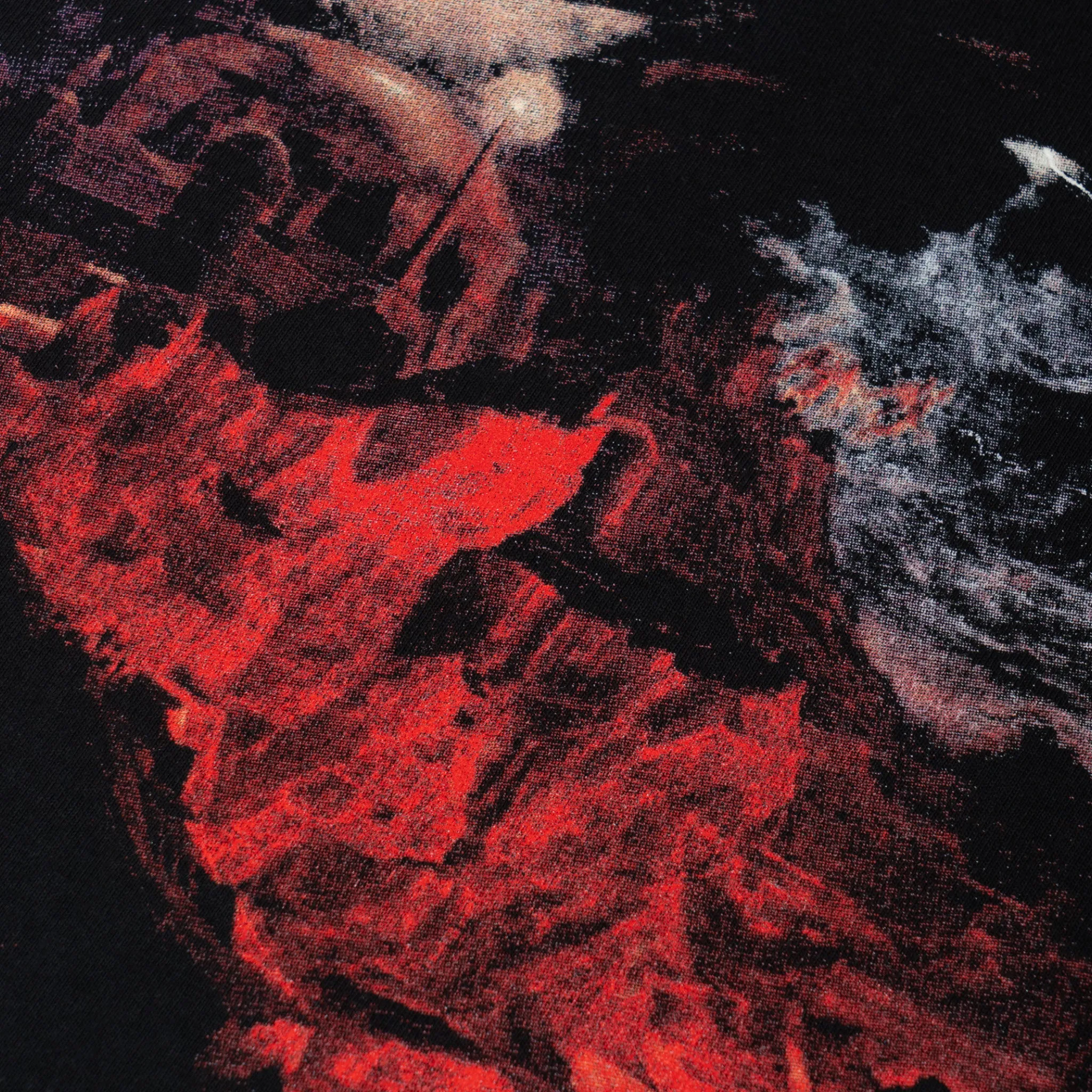 Relaxed Style Simple and Comfortable Aldous Printed Boxy Garment-Dyed Tee