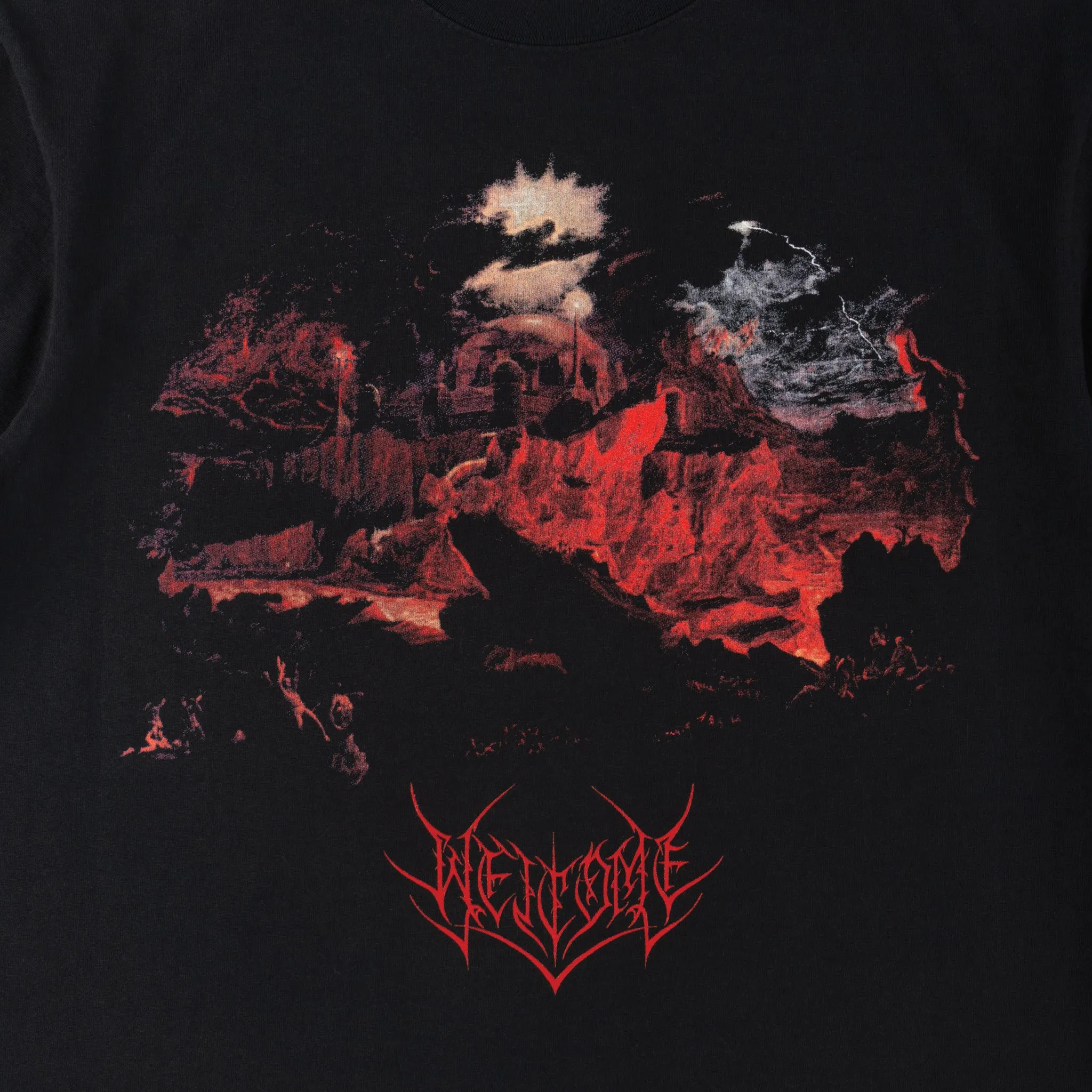 HighThreadCount Comfy Waistband Aldous Printed Boxy Garment-Dyed Tee