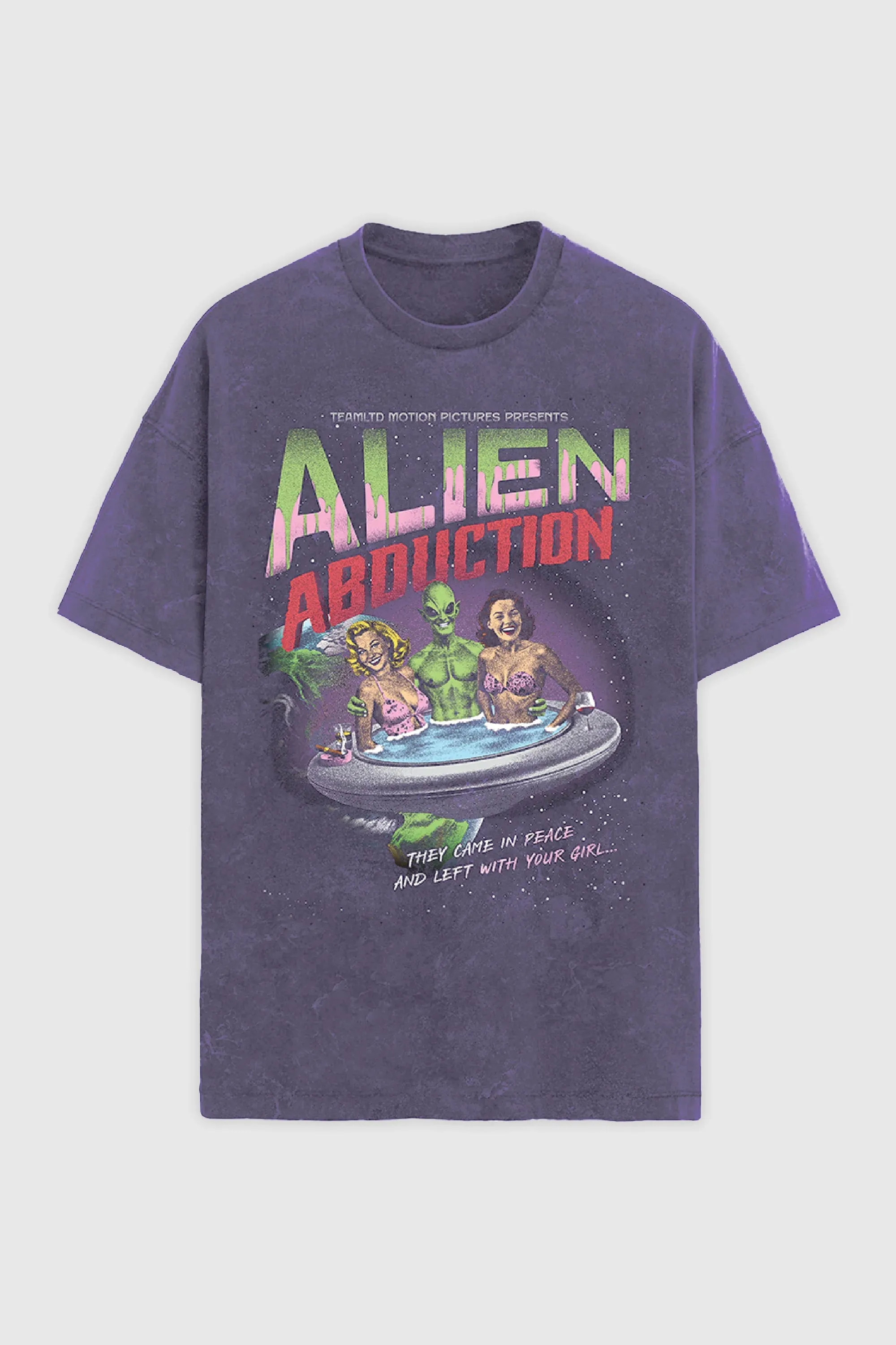 Moisture Management Technology Casual layering piece Alien Abduction Tee