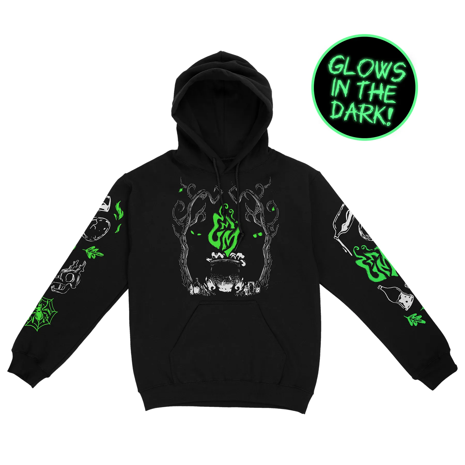 product sporty style statement City Casual GMM Glow-In-The-Dark Cauldron Hoodie