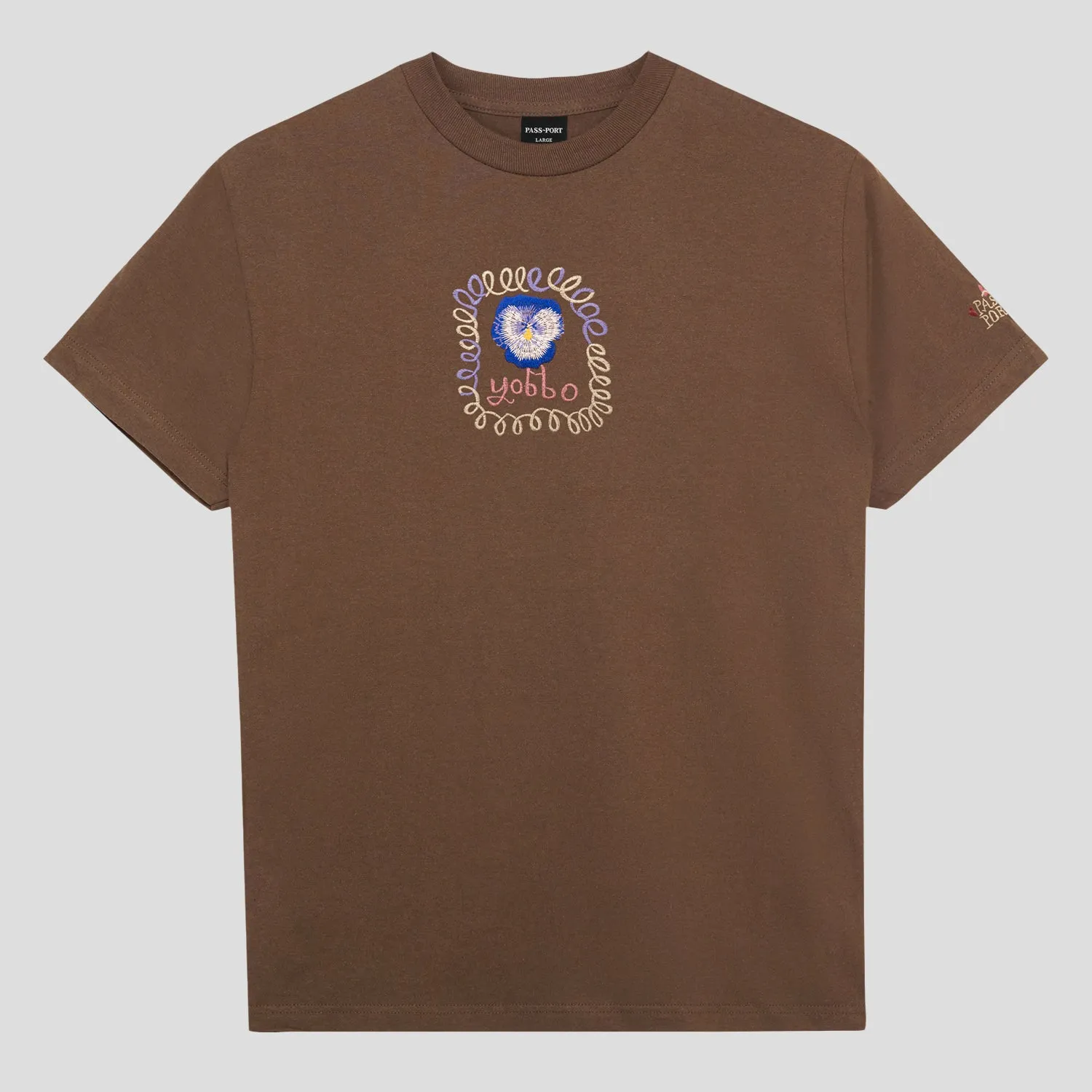 Pass~Port Yobbo Tee - Chocolate Vintage Wash Effect