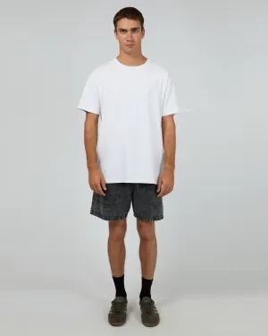 Minimal Waist snap closure All Rounder Short Washed Black