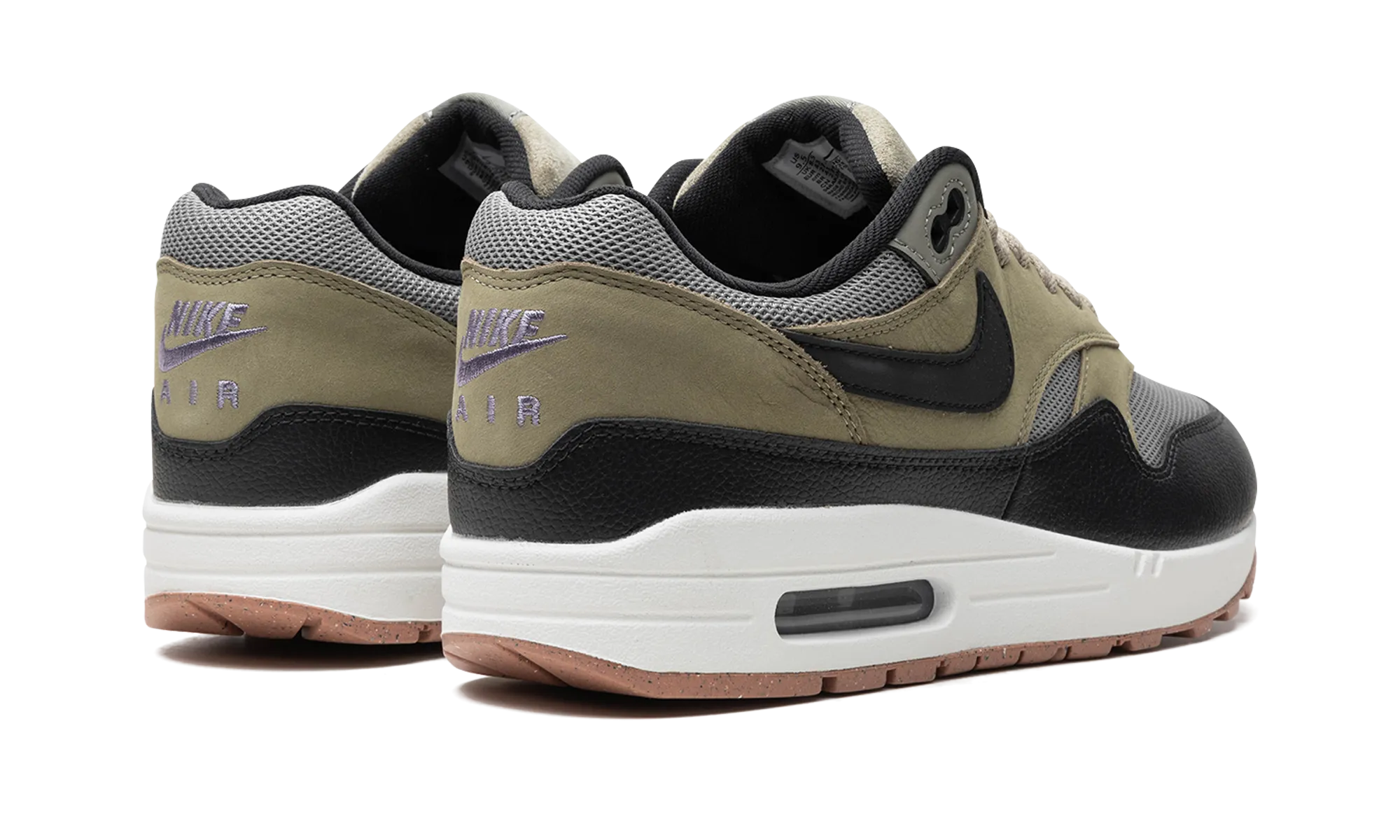 Air Max 1 "Dark Stucco" Stretchable Collar Design