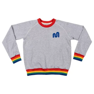Always Proud Rainbow Stripe Sweatshirt Street Bold Minimal Fit