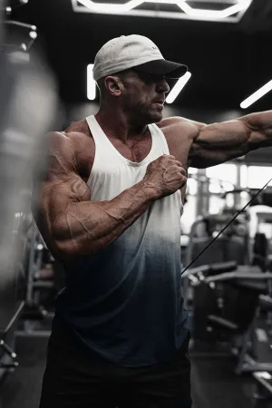 Classic Bodybuilding Racerback Stringer - Black Ombre supervisors