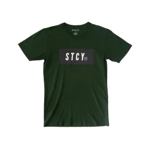 Personalized BLOCK TEE / FOREST GREEN
