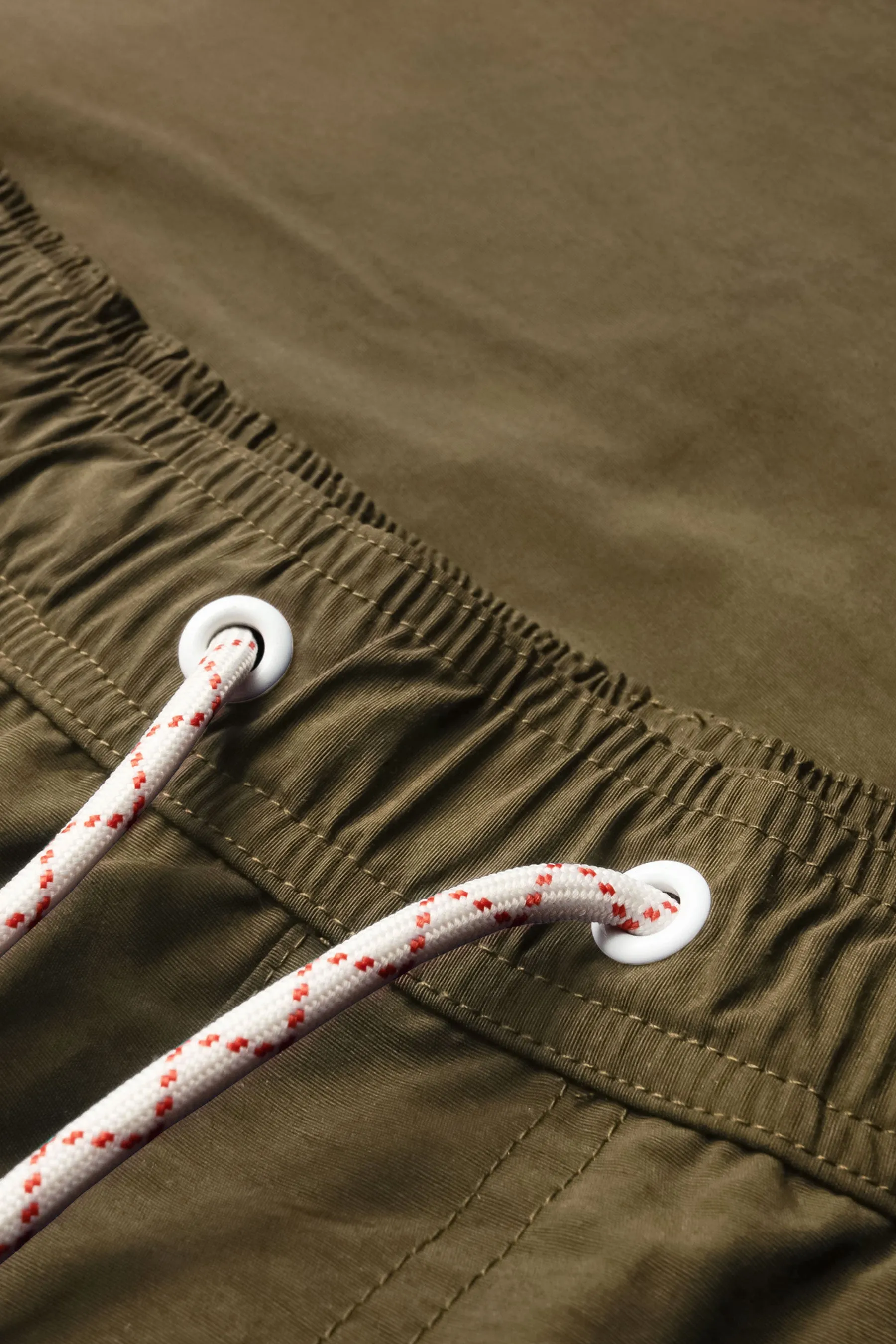 New Wave Swim Short Olive WrinkleFreeFabric
