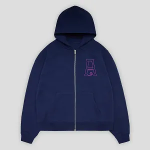 Arcade Big Zipper Hood - Navy product pearl elegance