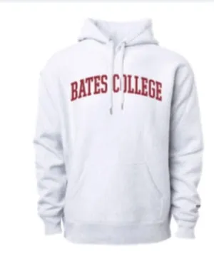 Ash Reverse Weave Hoodie Sweatshirt from MSP Eighty8 - Arched Bates College Trend Focus Fashion Statement