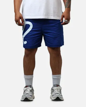 Malbon Menton Nylon Shorts Blue High Durability Blend