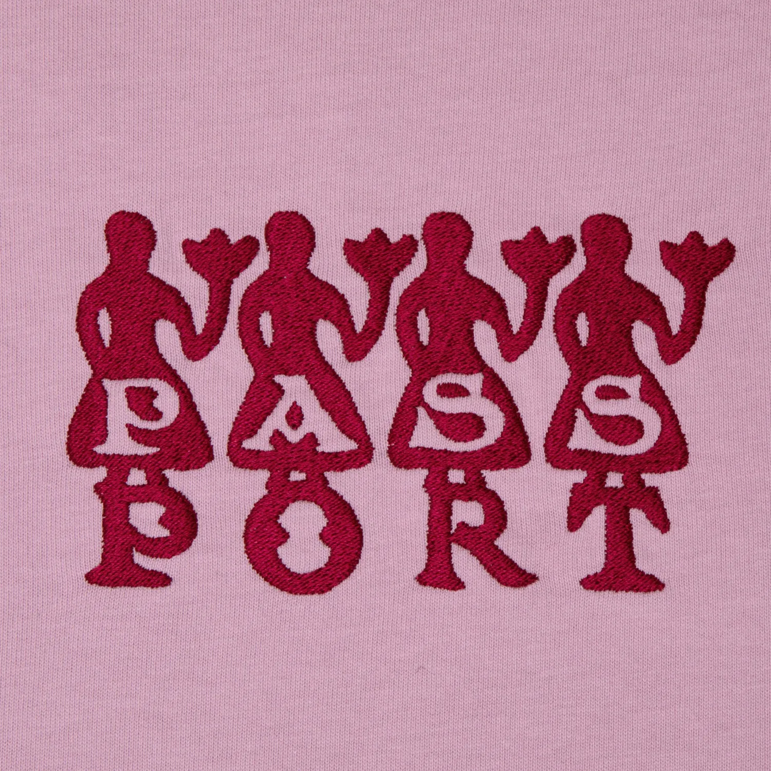 Workout Pass~Port 4 Flowers Organic Cotton Tee - Dusty Pink