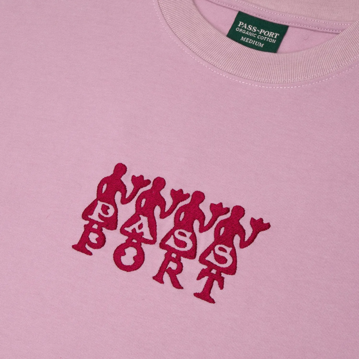 Pass~Port 4 Flowers Organic Cotton Tee - Dusty Pink funky