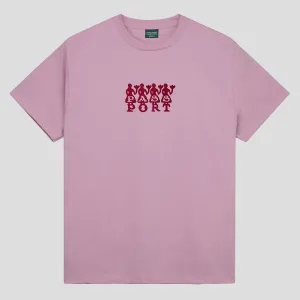 Pass~Port 4 Flowers Organic Cotton Tee - Dusty Pink Comfy Essentials Wear