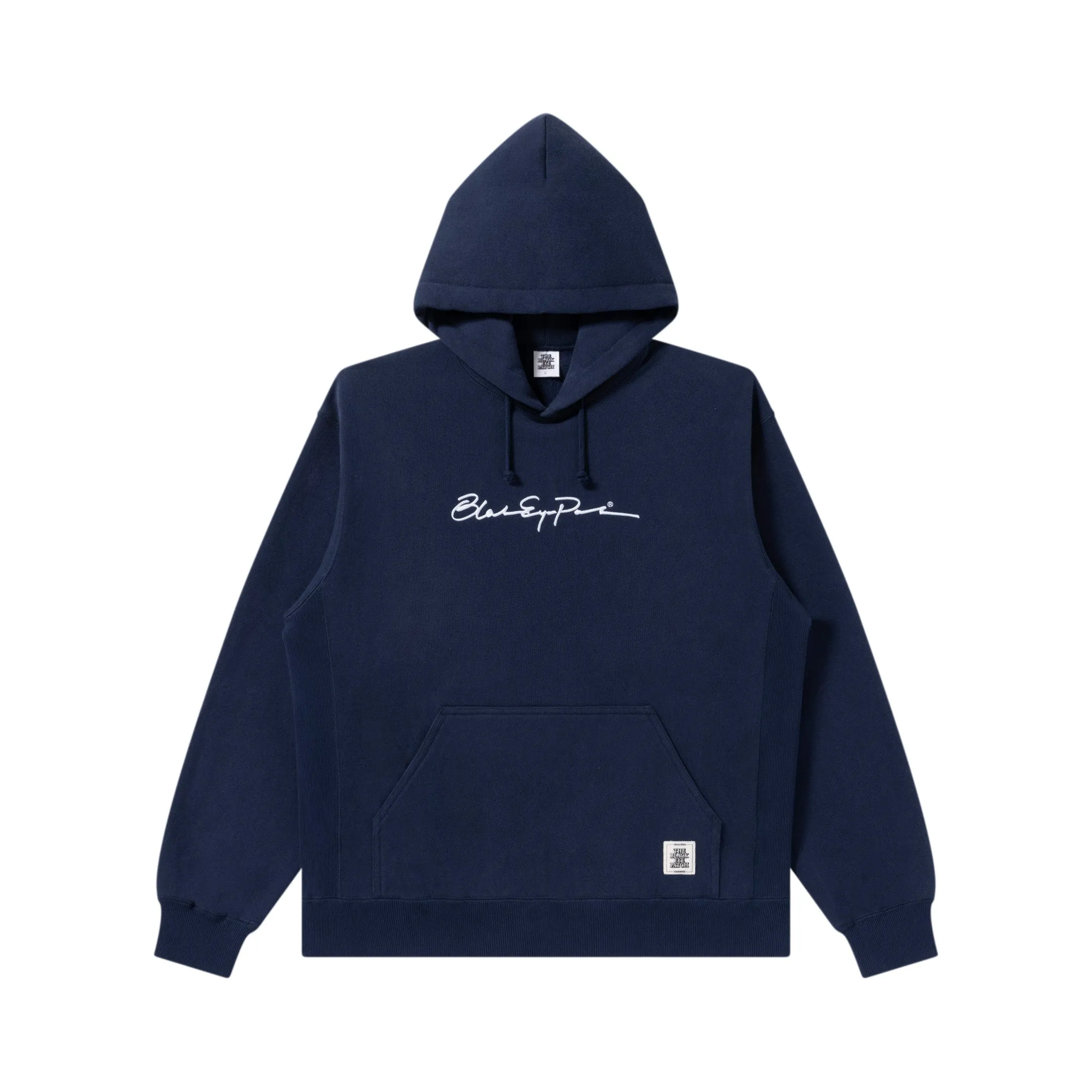 AUTOGRAPH LOGO HOODIE NAVY nautical print