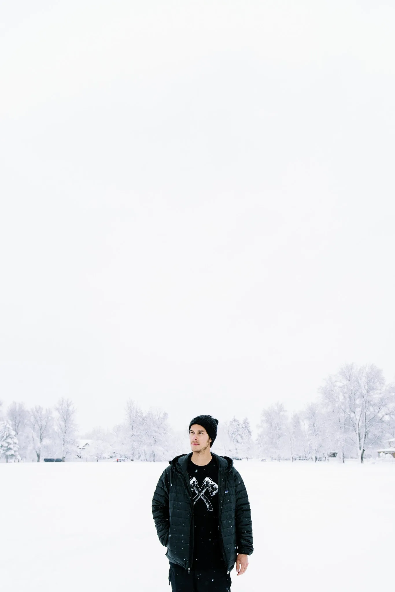 Axe Tee-Black Casual Active