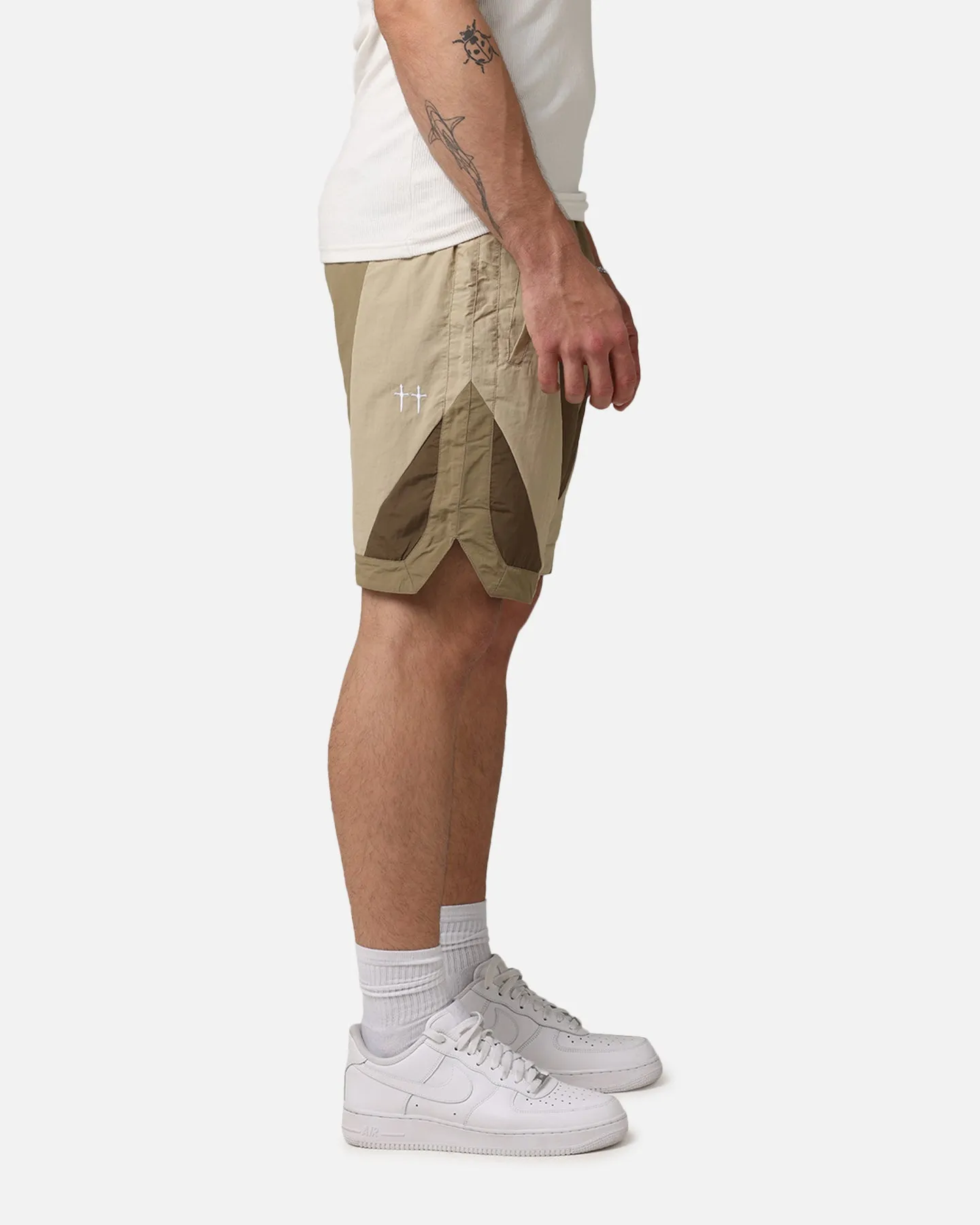 Saint Morta Holy Grail Nylon Shorts Brown Casual Clothing