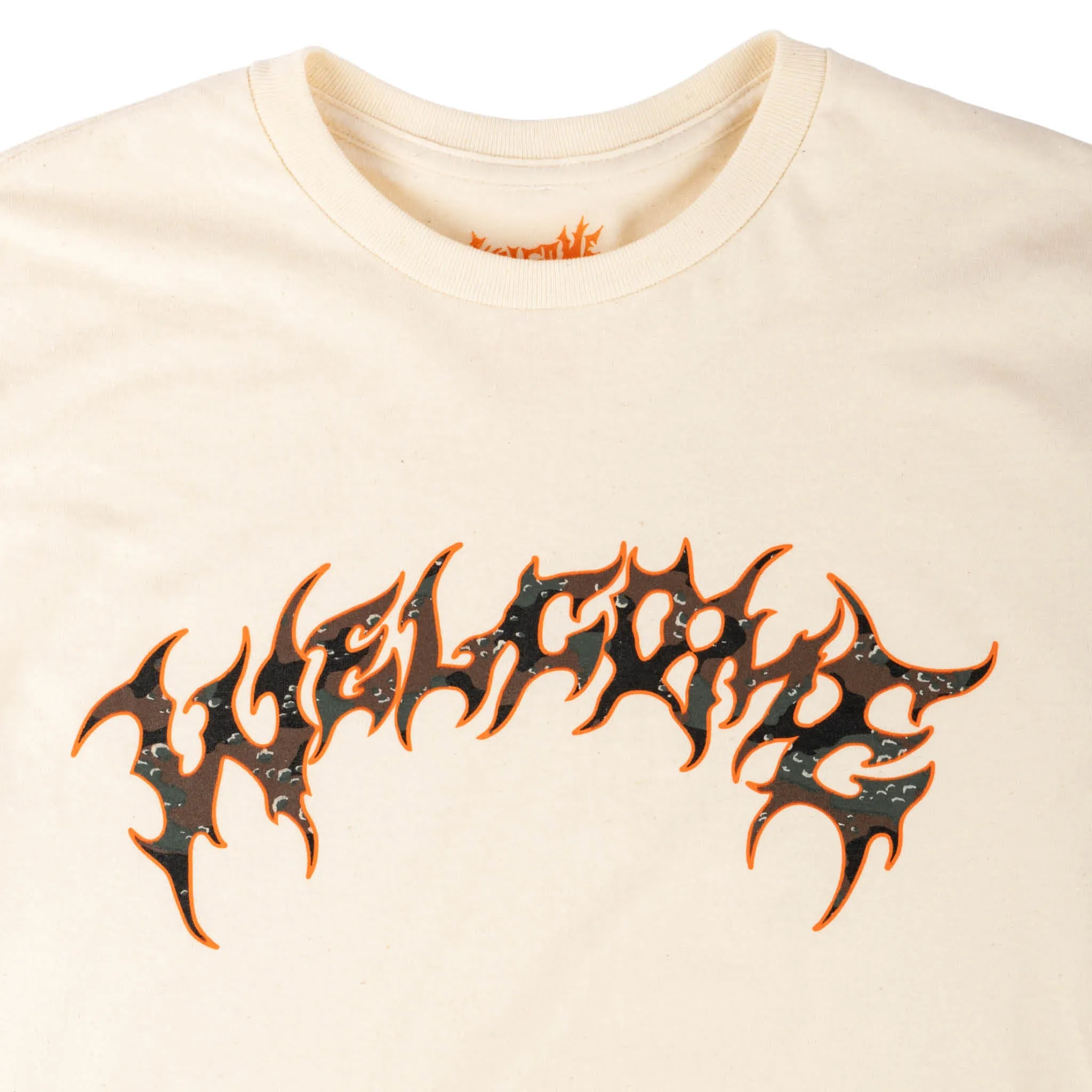 Job Interview Barb Fill Printed Tee - Bone/Camo