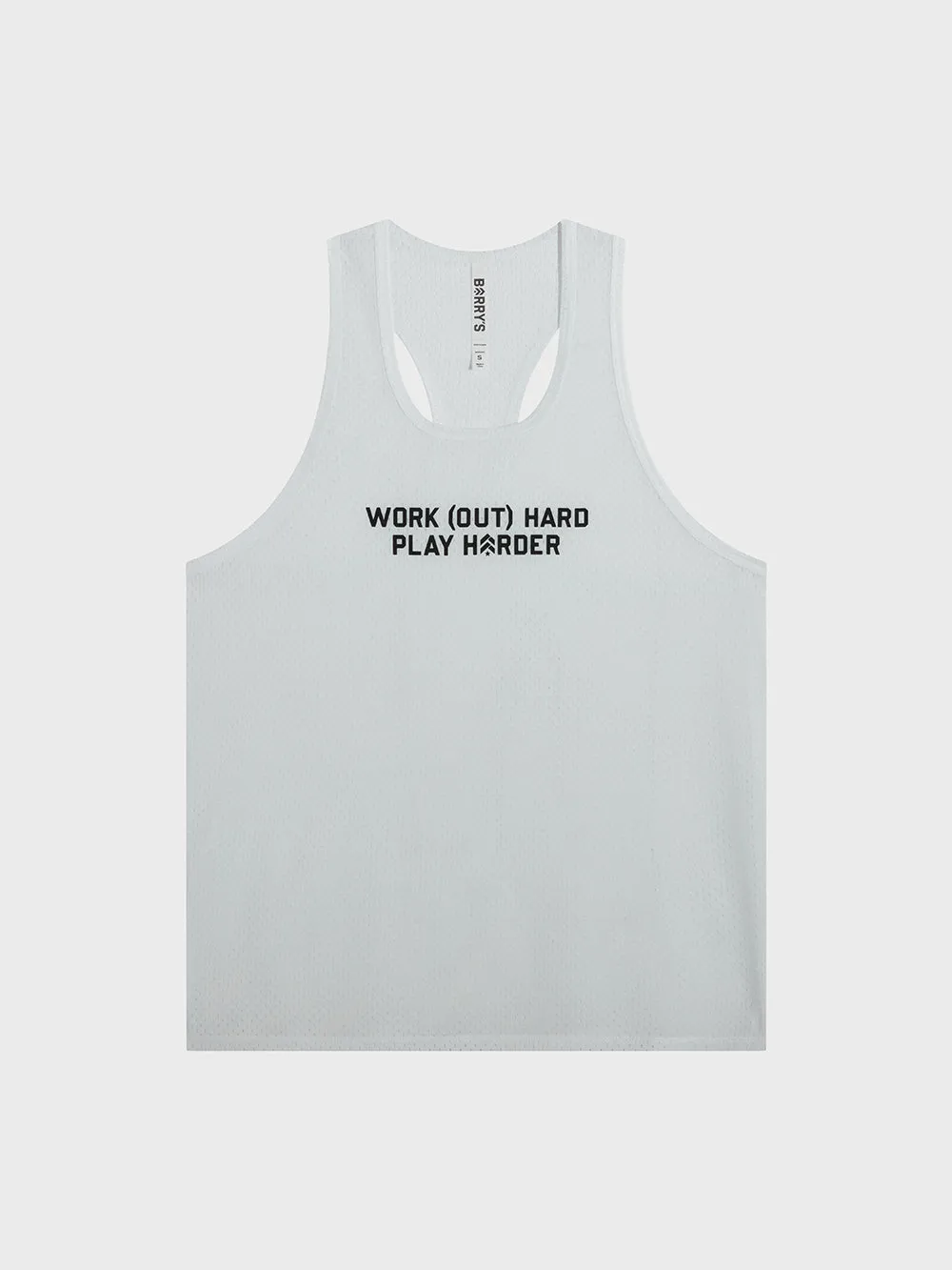 explosion - resistance test passed BARRY'S WHITE RELAY MESH TANK