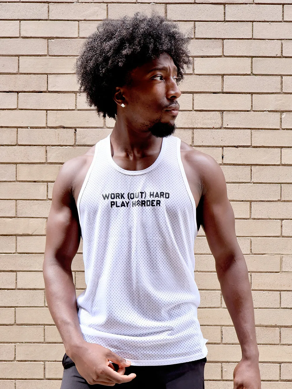 Seam Free Technology Revolutionary BARRY'S WHITE RELAY MESH TANK