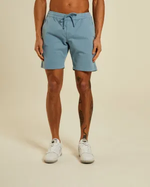 Barton Drawcord Short Pebble Blue Beach Vacation
