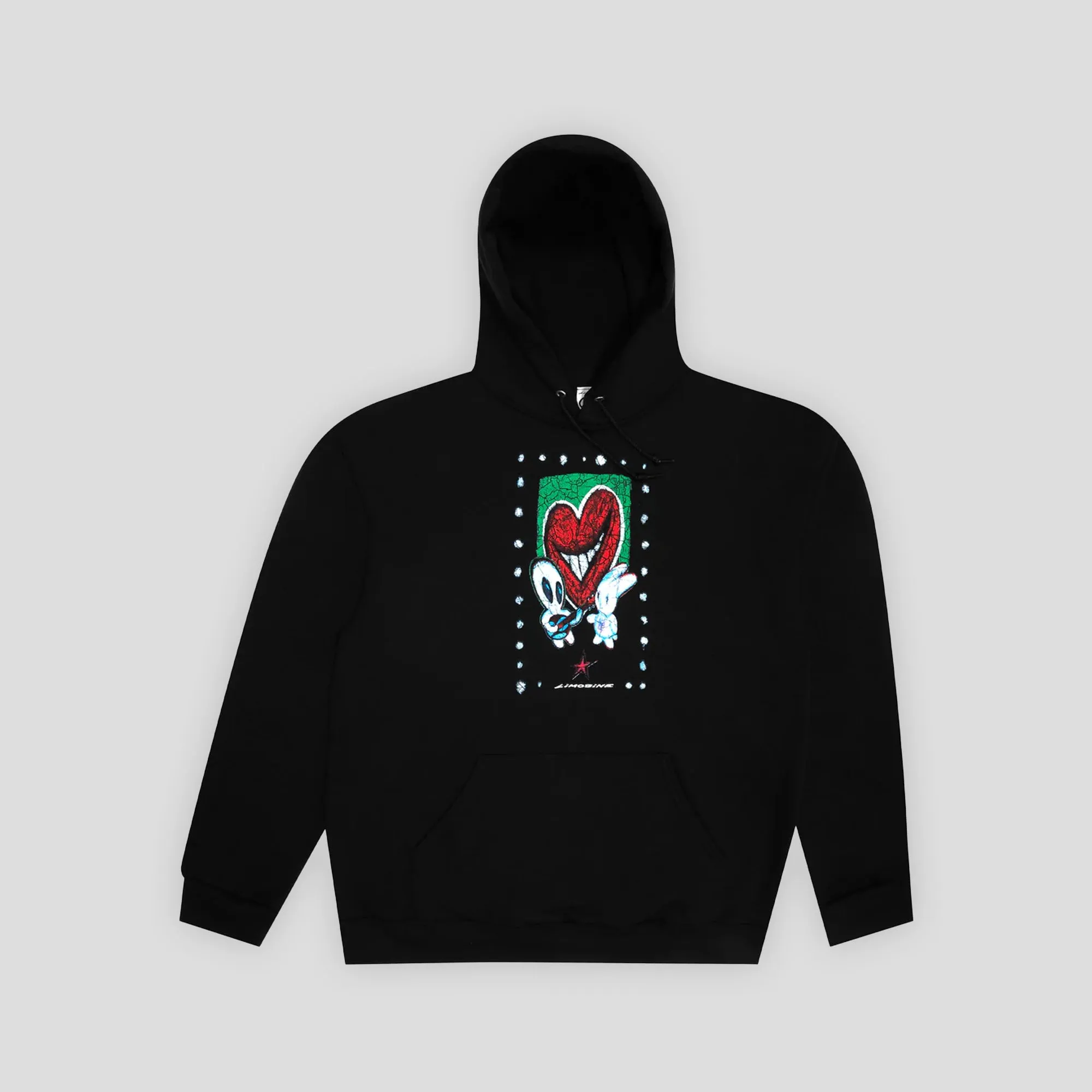 Limosine Heart Throb Hood - Black Weekend Minimal Fashion Wearable