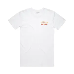 BAT CRAZY TEE / WHITE Sustainable Production Process