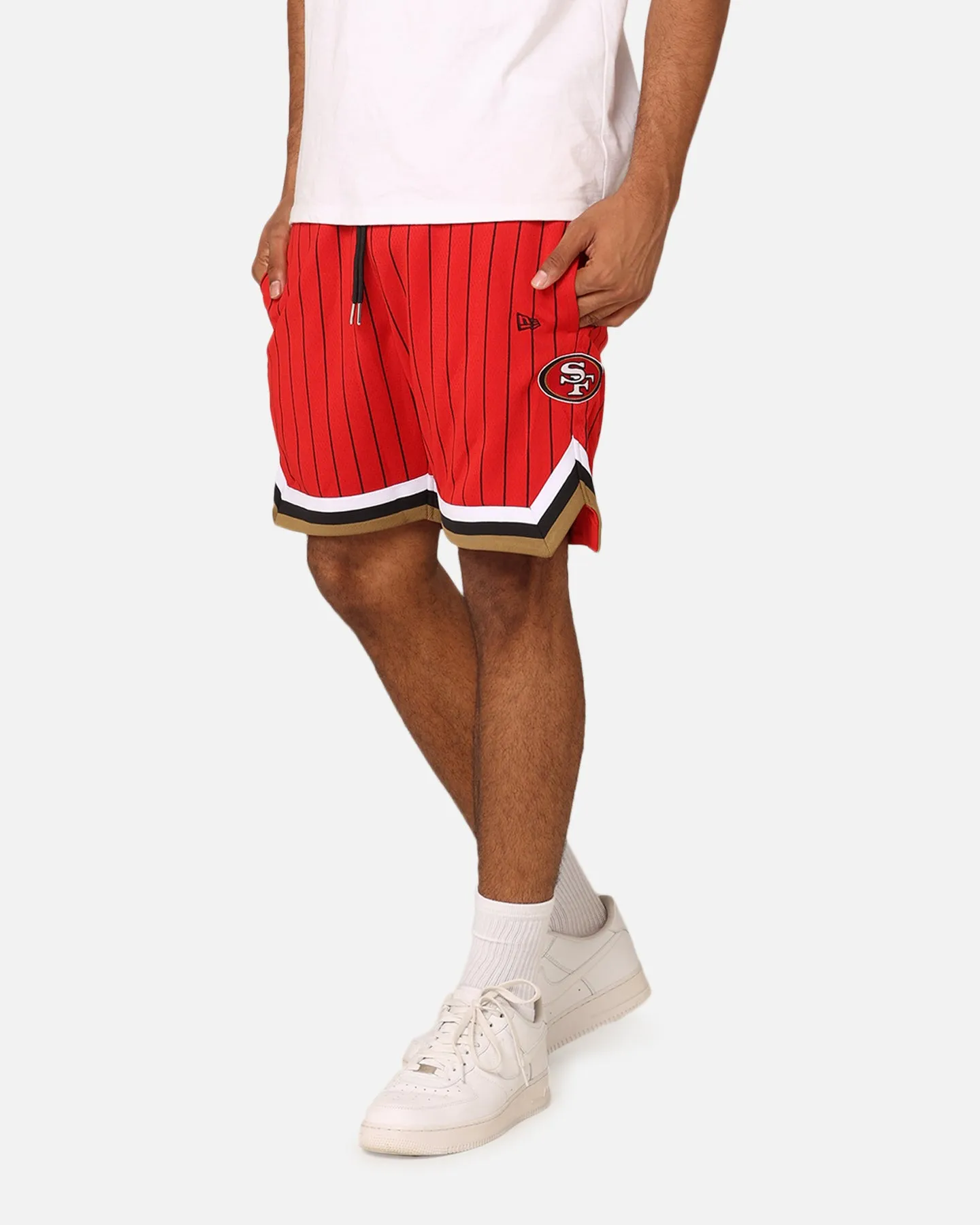 New Era San Francisco 49ers Pinstripe Shorts OTC Comfortable Wear