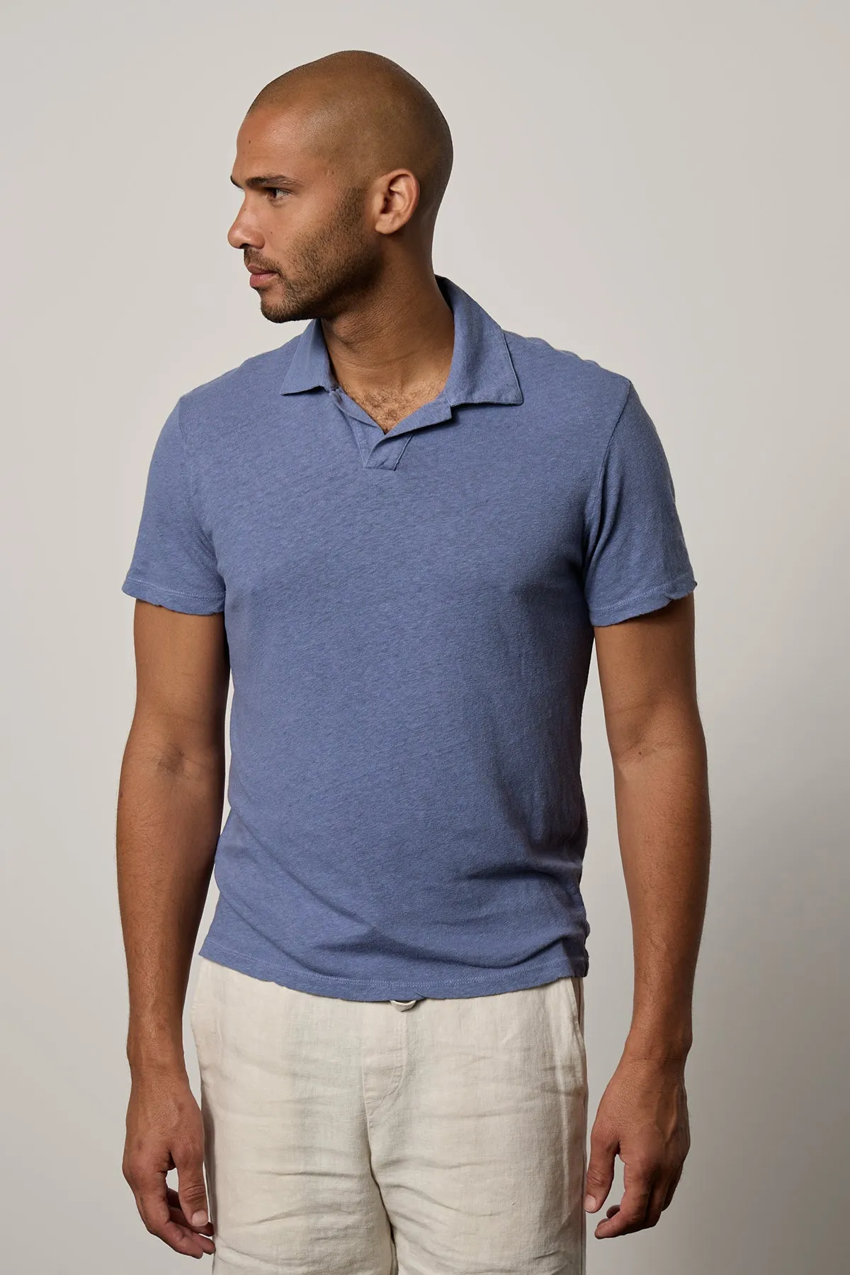 Effortless Wear Fit Lightweight Weave BECK LINEN BLEND POLO