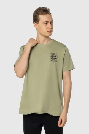 Flexible Ribbed Cuffs Stay Wild Tee