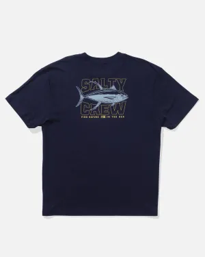 Hiking durability Clean Cut Big Game Classic Ss Tee - Blue Fin