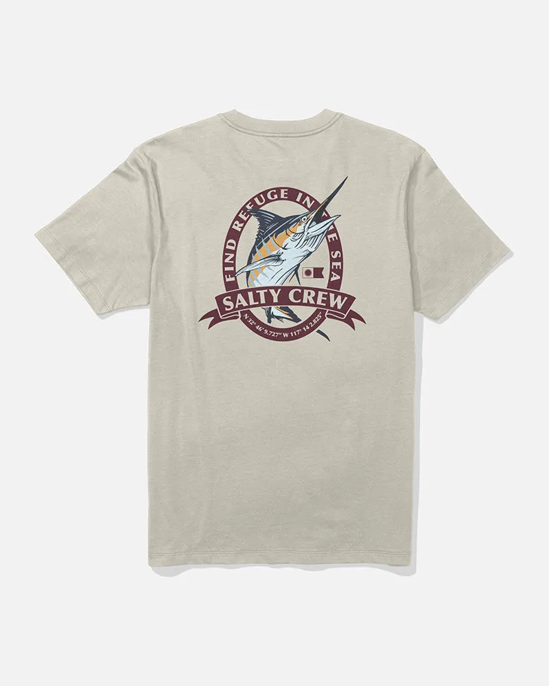 Comfort Apparel Airflow Ventilation System Bill Club Ss Tee - Moonbeam