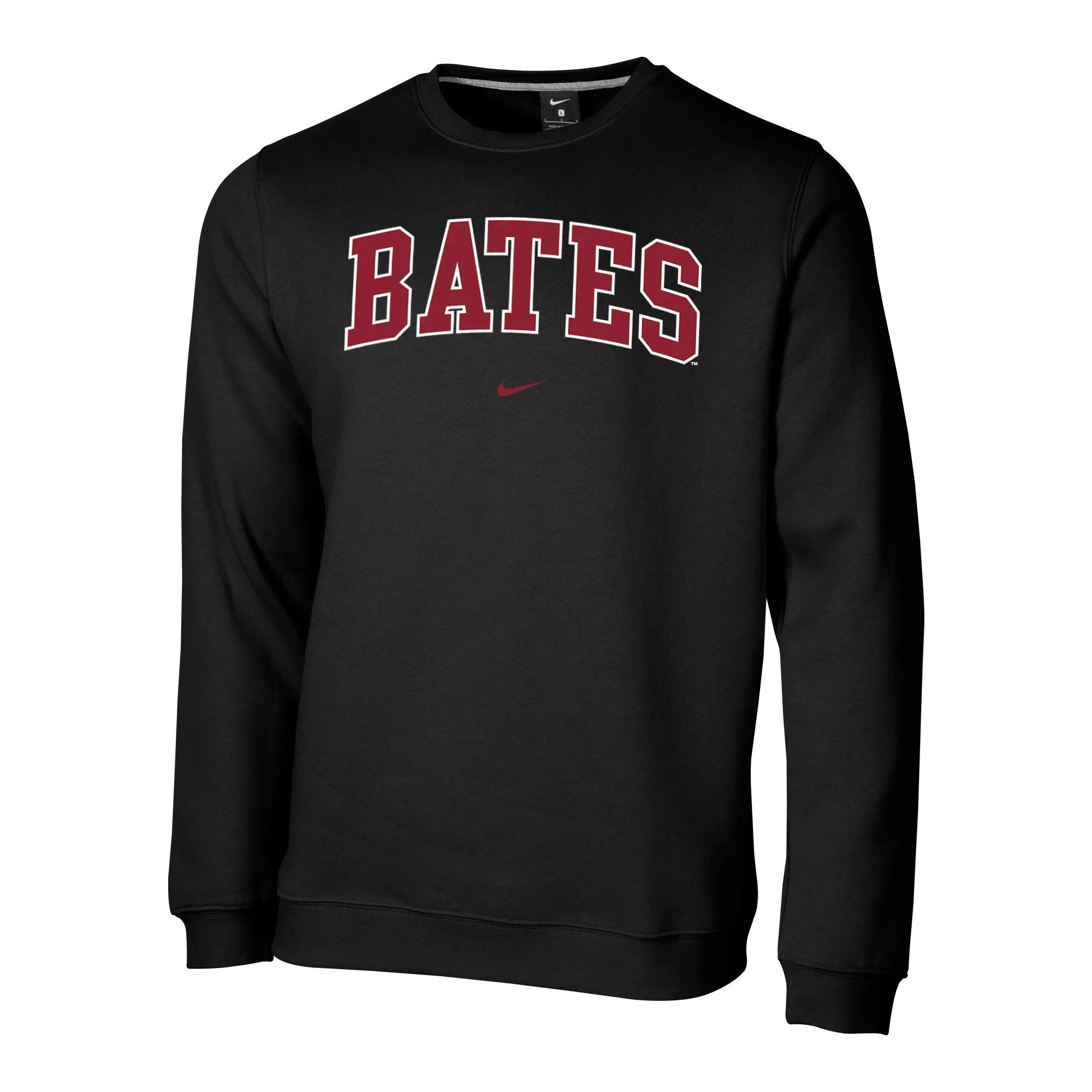 Black Club Fleece Crewneck Sweatshirt from Nike Relaxed Apparel