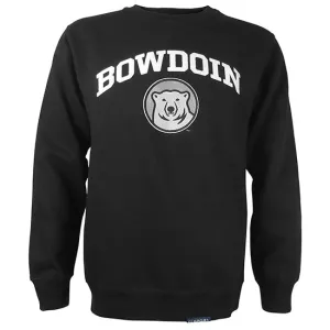 Core Comfort Black Crew with Bowdoin & Medallion from CI Sport