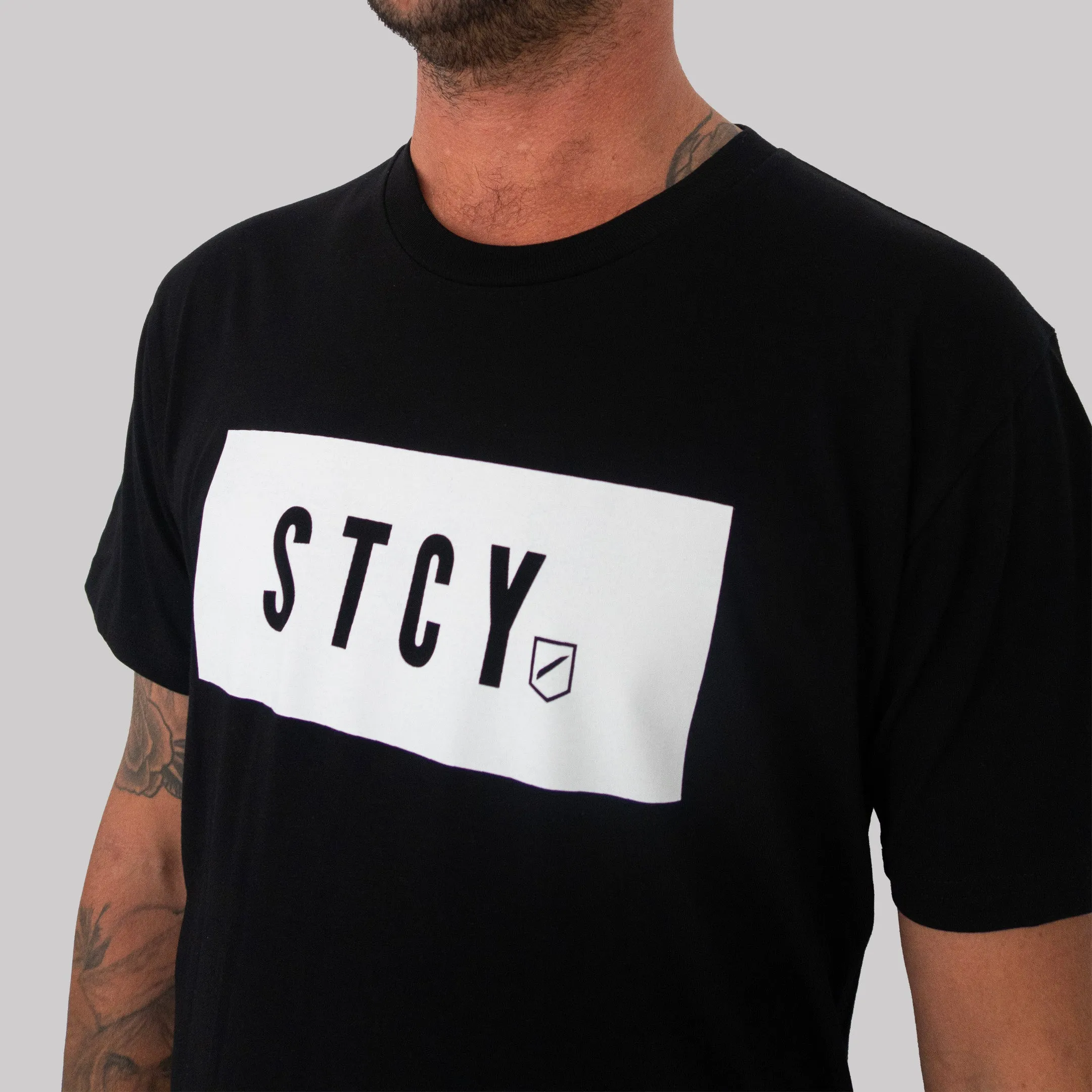 BLOCK TEE / BLACK Fresh and Cool